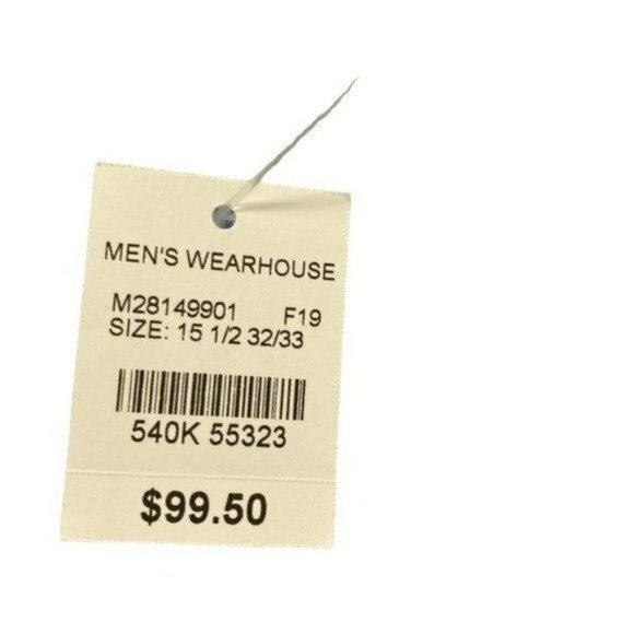 Calvin Klein Men's Long Sleeve Formal Shirt  Blue Strech Collar  Non-Iro Medium - Picture 3 of 16